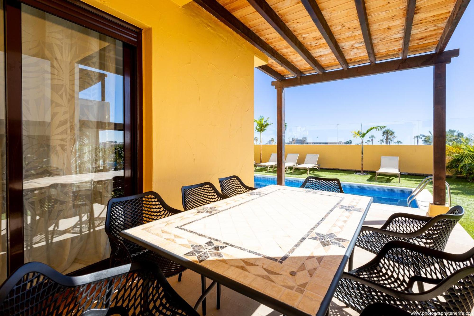 סן מיגל דה אבונה Villa With 4 Bedrooms And Private Heated Pool מראה חיצוני תמונה